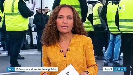 Paris : précautions dans les lieux publics