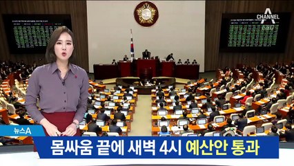 몸싸움·시위 끝에 예산안 통과…야 3당 결국 표결 불참