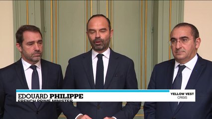 "Yellow Vest" protest: Prime Minister Édouard Philippe addresses the press