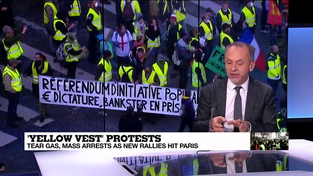 Yellow Vest protests: A much bigger clampdown on protesters compared to last week