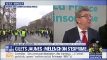 Gilets jaunes: Jean-Luc Mélenchon estime que le calme de la situation 