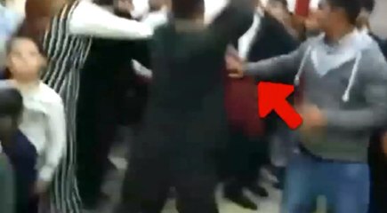 Düğünde Çıkan Halay Başı Kavgasında Tekme ve Yumruklar Havada Uçuştu