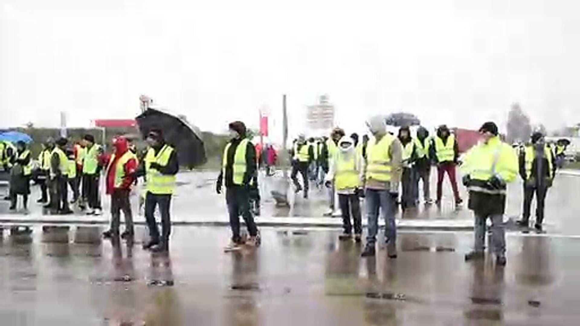 Gilets Jaunes Le 8 Décembre à Montchanin