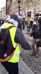 Sarı VİDEO | Sarı Yelekli'den TRT'ye tepki: Macron da gidecek, Tayyip de gidecek