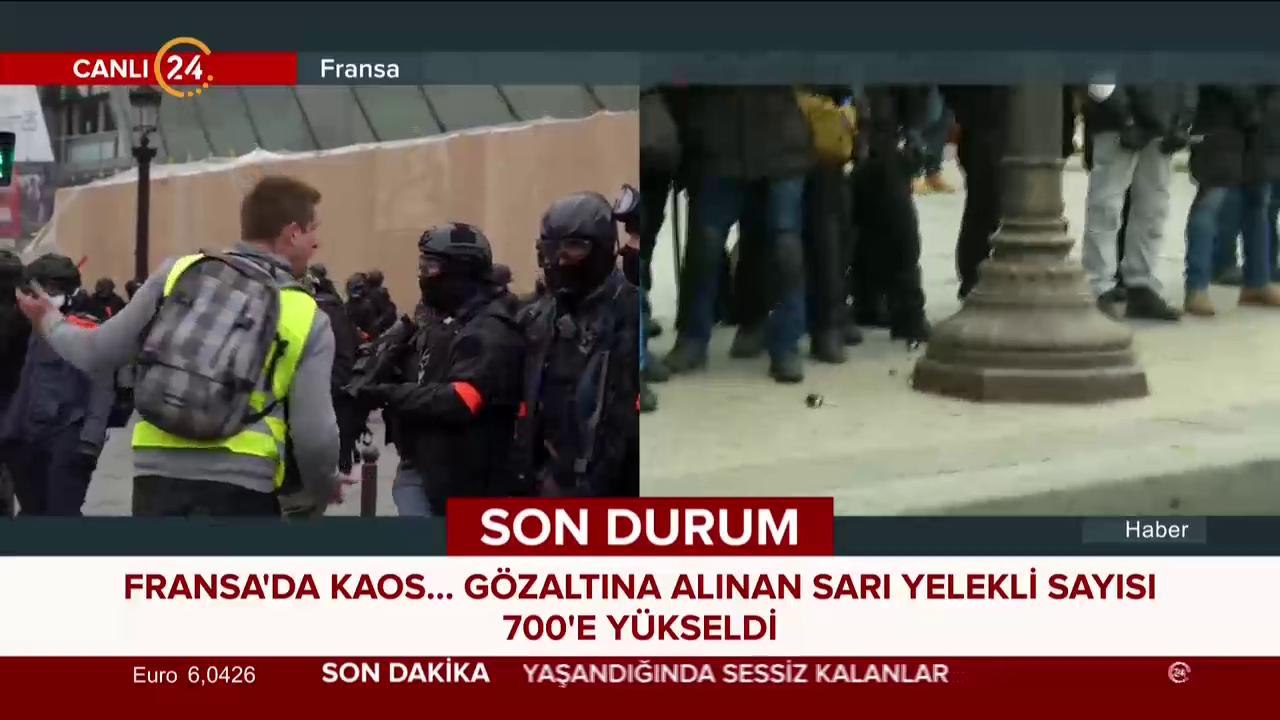 Paris'te son durum