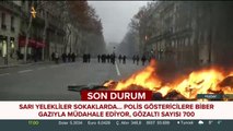 Fransa'da sokaklar ateşe verildi