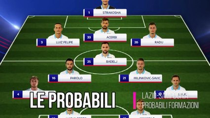 IL TG DE LALAZIOSIAMONOI.IT - LAZIO-SAMPDORIA - FORMAZIONI - CONVOCATI - CORO IRRIDUCIBILI