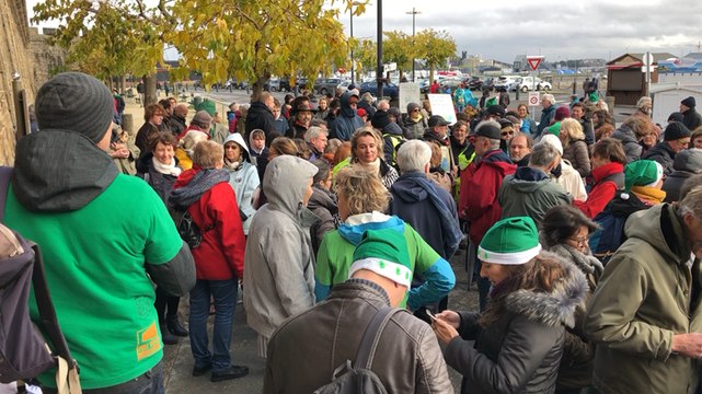 300 personnes à la marche pour le climat