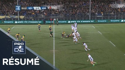 PRO D2 - Résumé Nevers-Angoulême: 13-12 - J14 - Saison 2018/2019