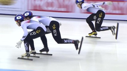 임효준-김건희, 쇼트트랙 월드컵 1,500m 동반 금메달 / YTN
