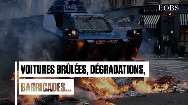 Autour des Champs-Elysées, de violents heurts entre les casseurs et la police