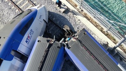 "굉음에 불꽃" 대형참사 될 뻔한 KTX 탈선 사고 / YTN