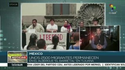 México: unos 2,500 migrantes permanecen en el albergue "El Barretal"