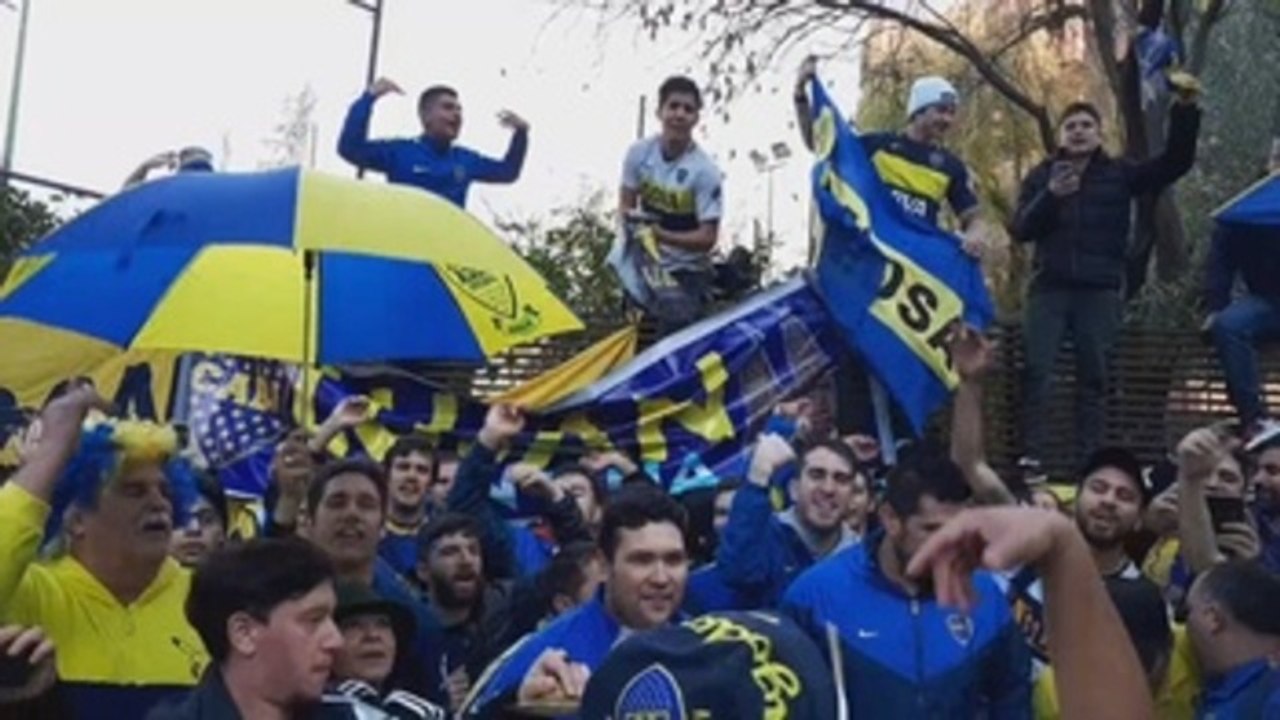"Banderazo" de Boca en Madrid: "esperar en casa es imposible"