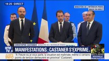 Gilets jaunes: Christophe Castaner annonce 125.000 manifestants et 1385 interpellations