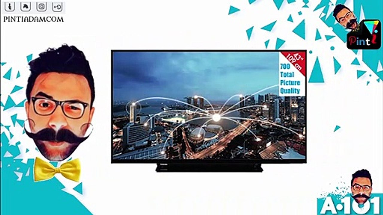 TOSHIBA 43L2863DAT 43 FULL HD Smart LED TV ON INCELEME _a101 AKTUEL URUNLER INCELEME_