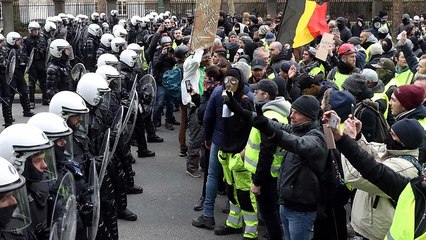 Les "gilets jaunes" belges eux aussi dans la rue
