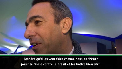 CdM (F) - Djorkaeff : "J'espère qu'elles vont faire comme nous en 1998"