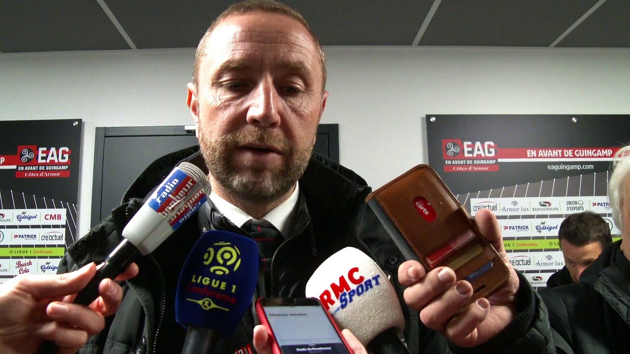 La réaction de Bertrand Desplat après Guingamp - Amiens (1-2)