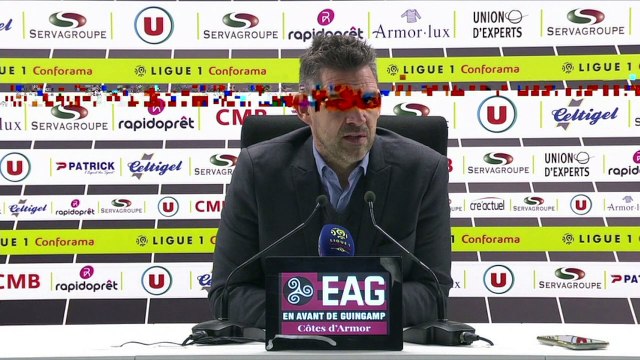 La réaction de Jocelyn Gourvennec après Guingamp - Amiens (1-2)