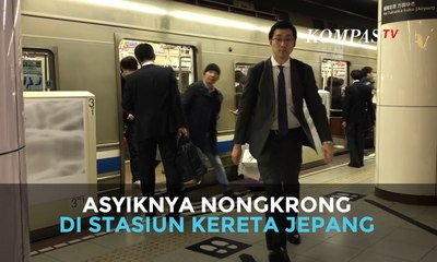 Asyiknya Nongkrong di Stasiun Kereta Jepang