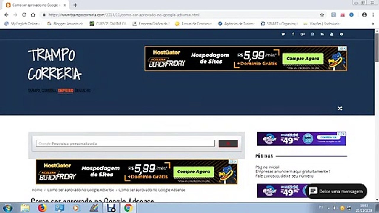 Como ser aprovado no google adsense