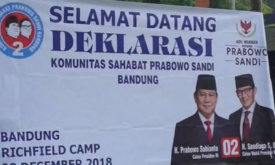 Prabowo-Sandi Dapat Dukungan dari "Emak-Emak"