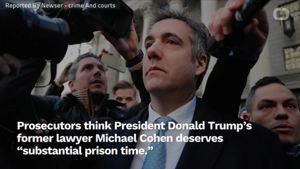 Prosecutors Think Michael Cohen Should Go To Jail