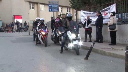 Motosikletlilerden Örnek Davranış...kazada Yaralanan Genç Kızı Motosiklet Tutkunları Yalnız...