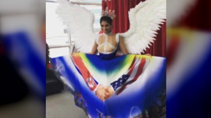 '싱가포르 북미정상회담 형상화' 미인대회 의상 논란 / YTN