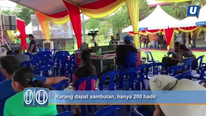Kurang dapat sambutan, hanya 200 hadir