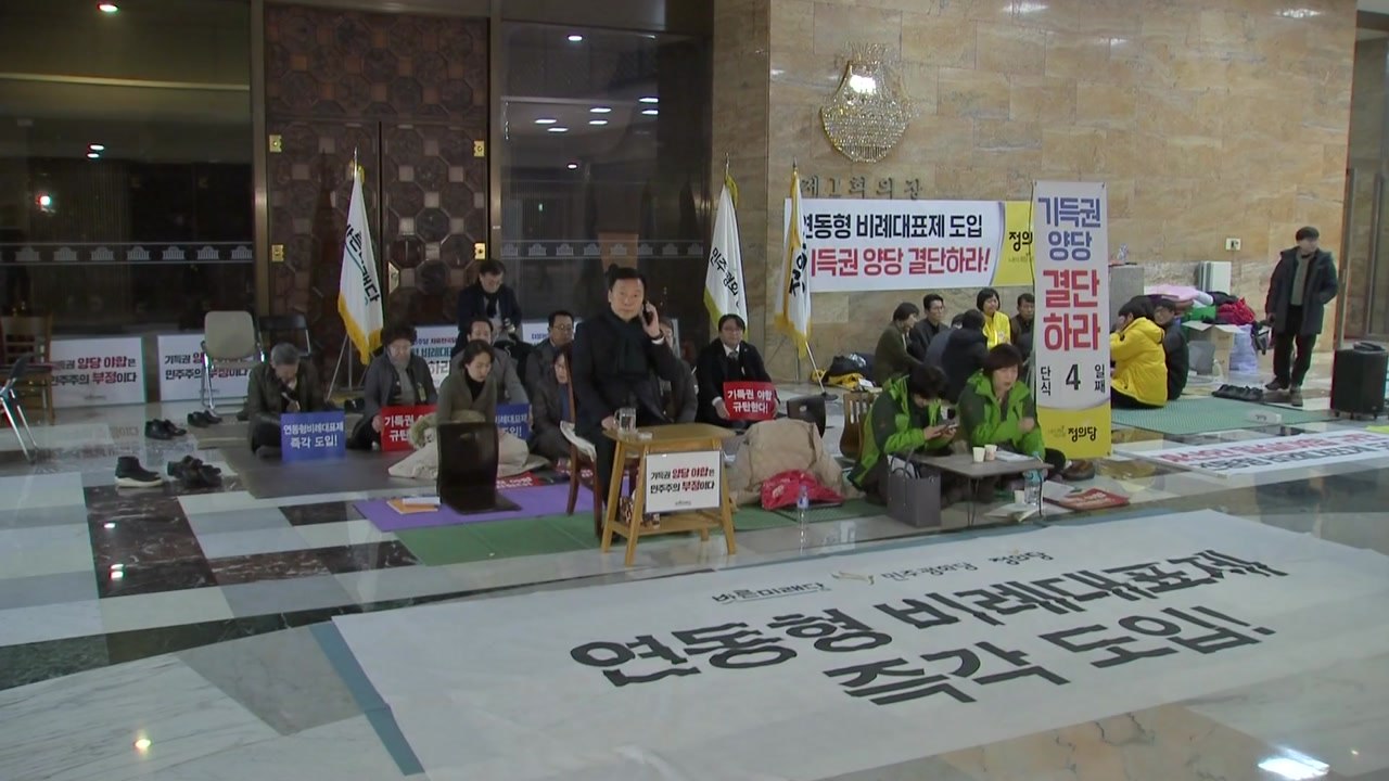 야 3당 "선거제 개혁" 총력...단식에 장외 여론전까지 / YTN