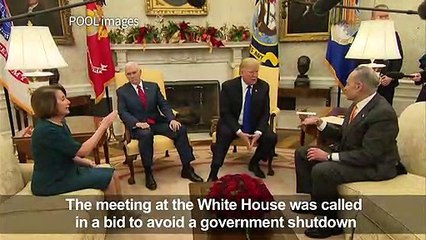Trump, Pelosi, Schumer clash in Oval Office