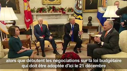 Trump menace de "shutdown" si le Congrès ne vote pas le mur