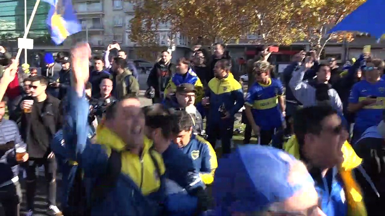 Así vive la afición de Boca los momentos previos al River - Boca