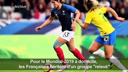 Mondial-2019: les Bleues au sein d'un groupe "relevé"