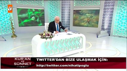 Nihat Hatipoğlu ile Kur'an ve Sünnet - 9 Aralık 2018