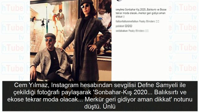 Cem Yılmaz ile Defne Samyeli'nin olay fotoğrafı! Sosyal medya sallandı