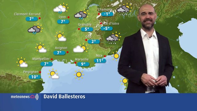 Votre météo du lundi 10 décembre : le temps maussade continue