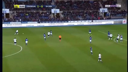 Faycal Fajr Goal - Strasbourg 2 - 1	 Caen 09-12-2018