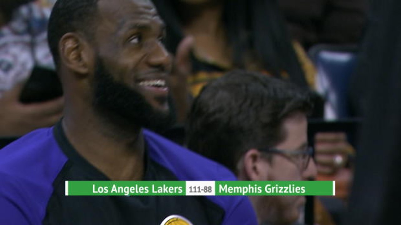 LeBron and Kuzma inspire Lakers to easy win at Grizzlies