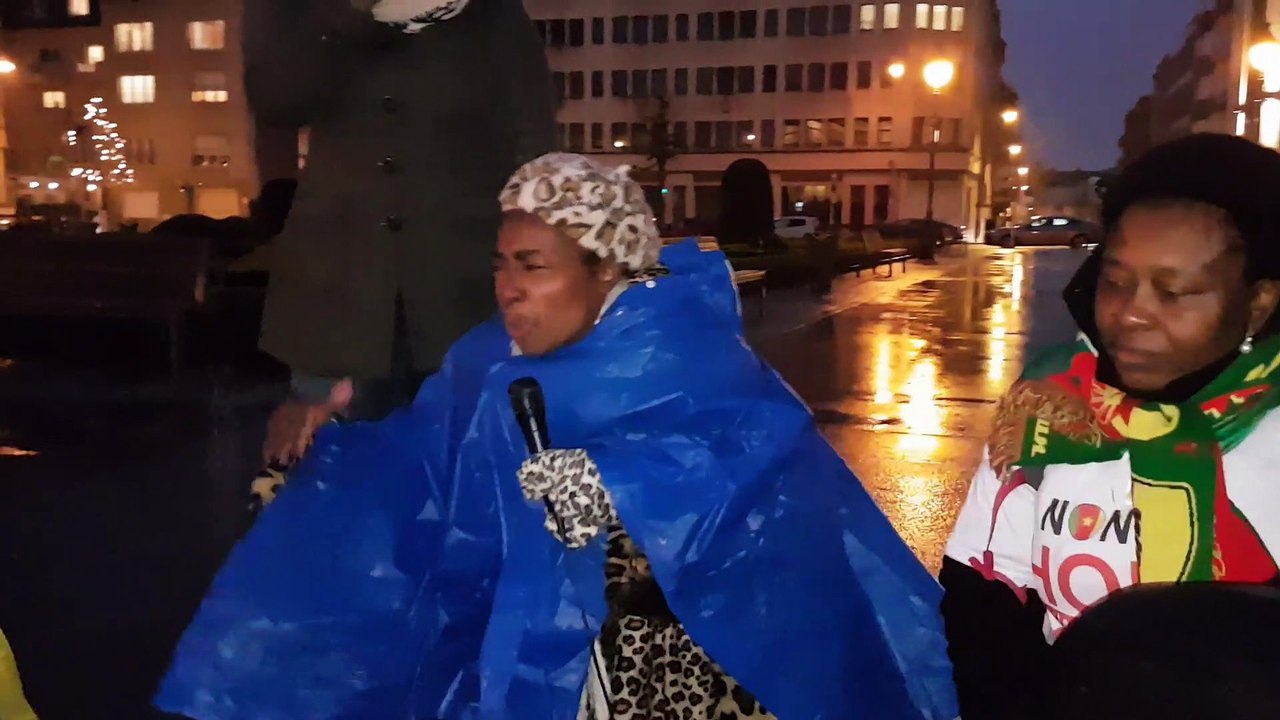 Video clôture de la manif des Camerounais au Luxembourg