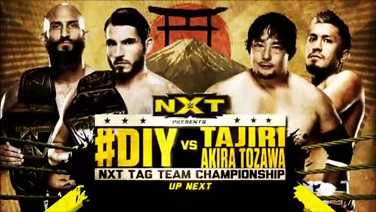 WWE NXT 28.12.16 Osaka, Japan - DIY Johnny Gargano & Tommaso Ciampa vs. Akira Tozawa & Tajiri (NXT Tag Team Championship)