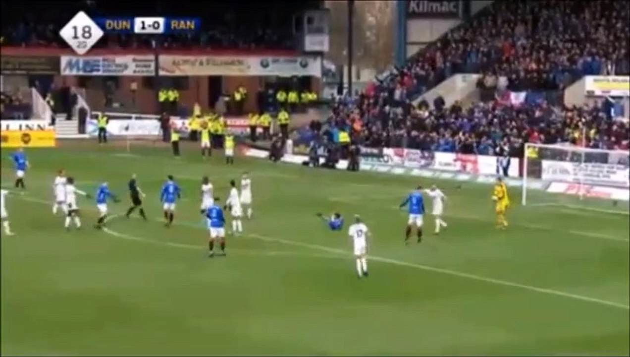 Nathan Ralph straight red card against Rangers!