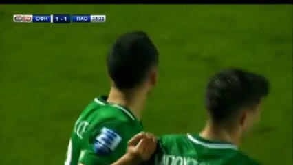 Ergys  Kace   Amazing  Goal   (1:1) OFI Crete vs Panathinaikos