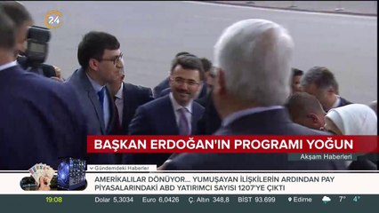 Başkan Erdoğan'ın programı yoğun