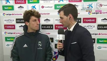 Odriozola: "Era muy dificil jugar al futbol pero tambien hay que ganar en estos campos"