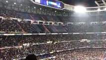 Así vibró el Bernabéu cuando se anunciaron las alineaciones de River y Boca