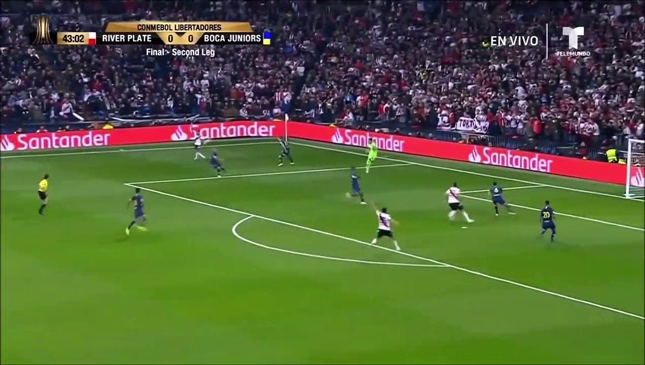 Benedetto goal vs. River Plate (0-[1]) (2-[3] on aggregate)