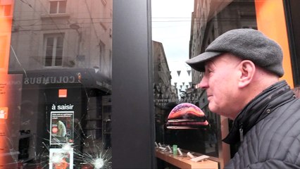 SCENES DE DESOLATIONS CE MATIN DASN ELS RUES DE SAINT-ETIENNE